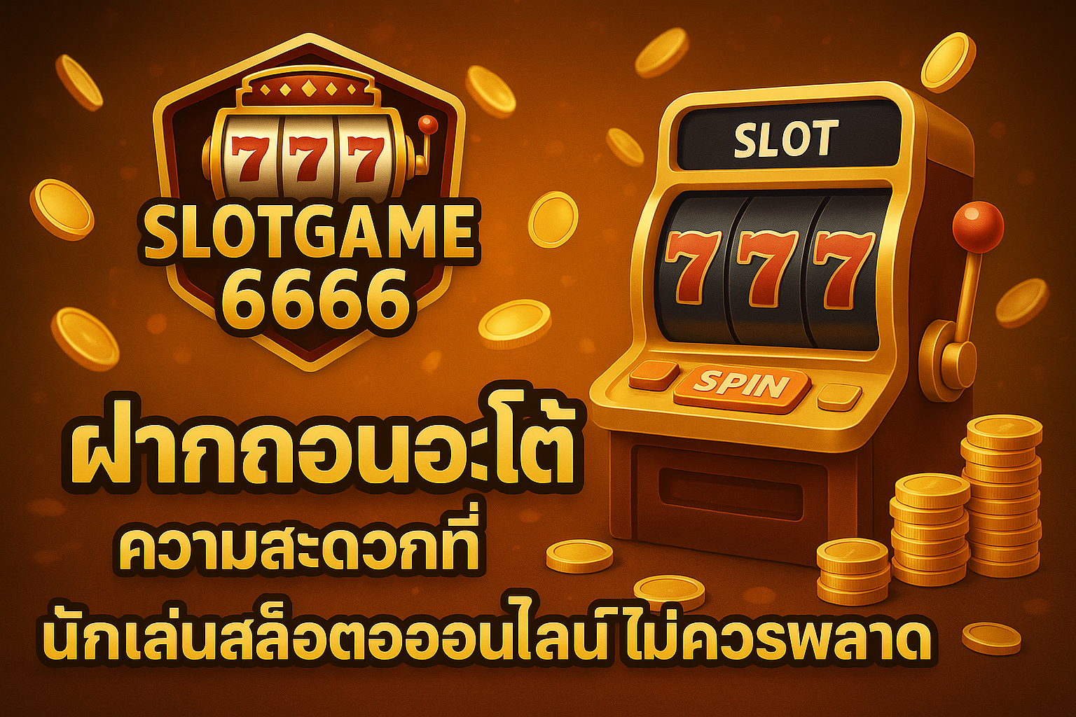 slotgame6666 ฝากถอนออโต้